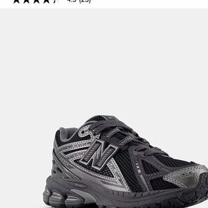 Kids New Balance Charcoal Running Shoes